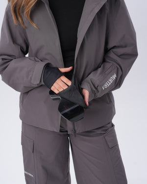 ALVA JACKET - CHARCOAL GREY