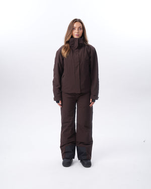 NORA PANTS - DARK CHOCOLATE